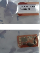 Chip Mực in Oki C831n Cyan